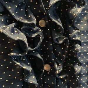 Polka dot Plus Size Swiss dot vintage ruffle dress